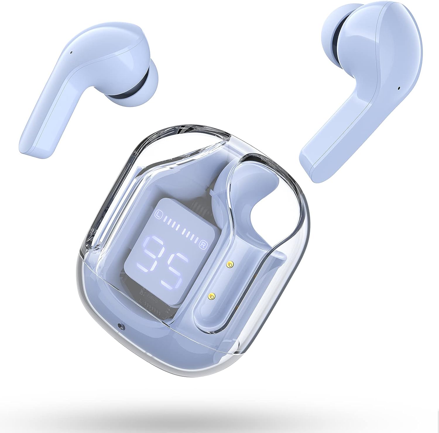 AIR31 Transparent Earbuds – Future Look Wireless Earphones with Deep Bass ⚡