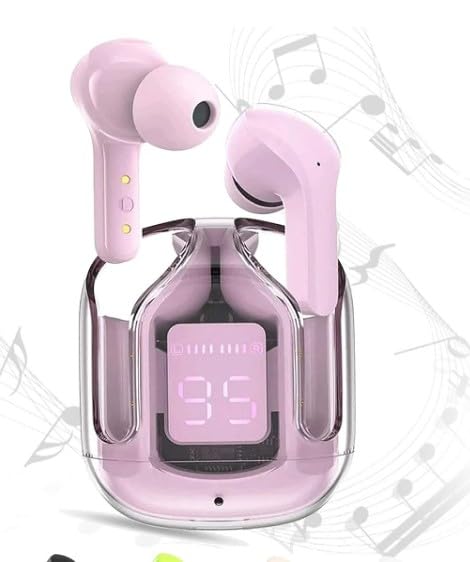 AIR31 Transparent Earbuds – Future Look Wireless Earphones with Deep Bass ⚡