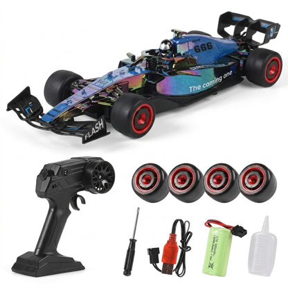 🏎️🔥 114 2.4GHz RC 4WD Ferrari F1 Stunt Car With Smoke – High Speed Drift Racing Toy 🚗💨