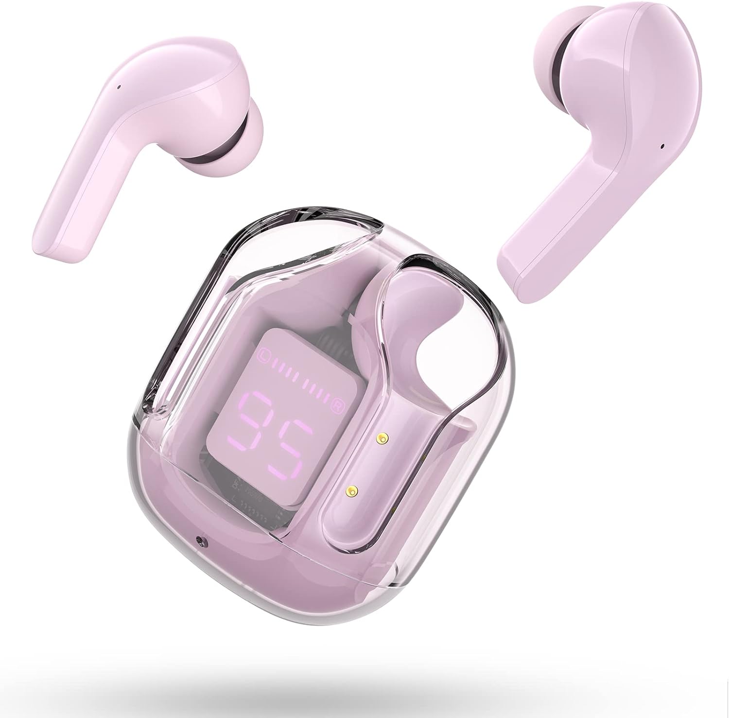 AIR31 Transparent Earbuds – Future Look Wireless Earphones with Deep Bass ⚡