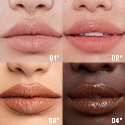 PHOFAY velvet lip gloss featuring a smooth matte finish in a elegant tube, perfect for long-lasting daily makeup, beauty looks, and stylish lip care in the UAE.