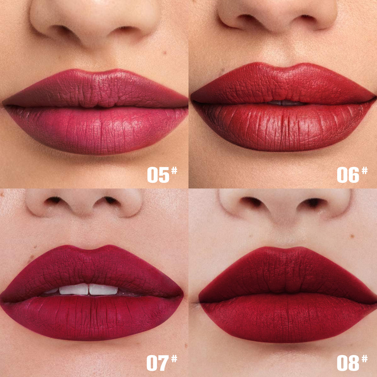 PHOFAY velvet lip gloss featuring a smooth matte finish in a elegant tube, perfect for long-lasting daily makeup, beauty looks, and stylish lip care in the UAE.