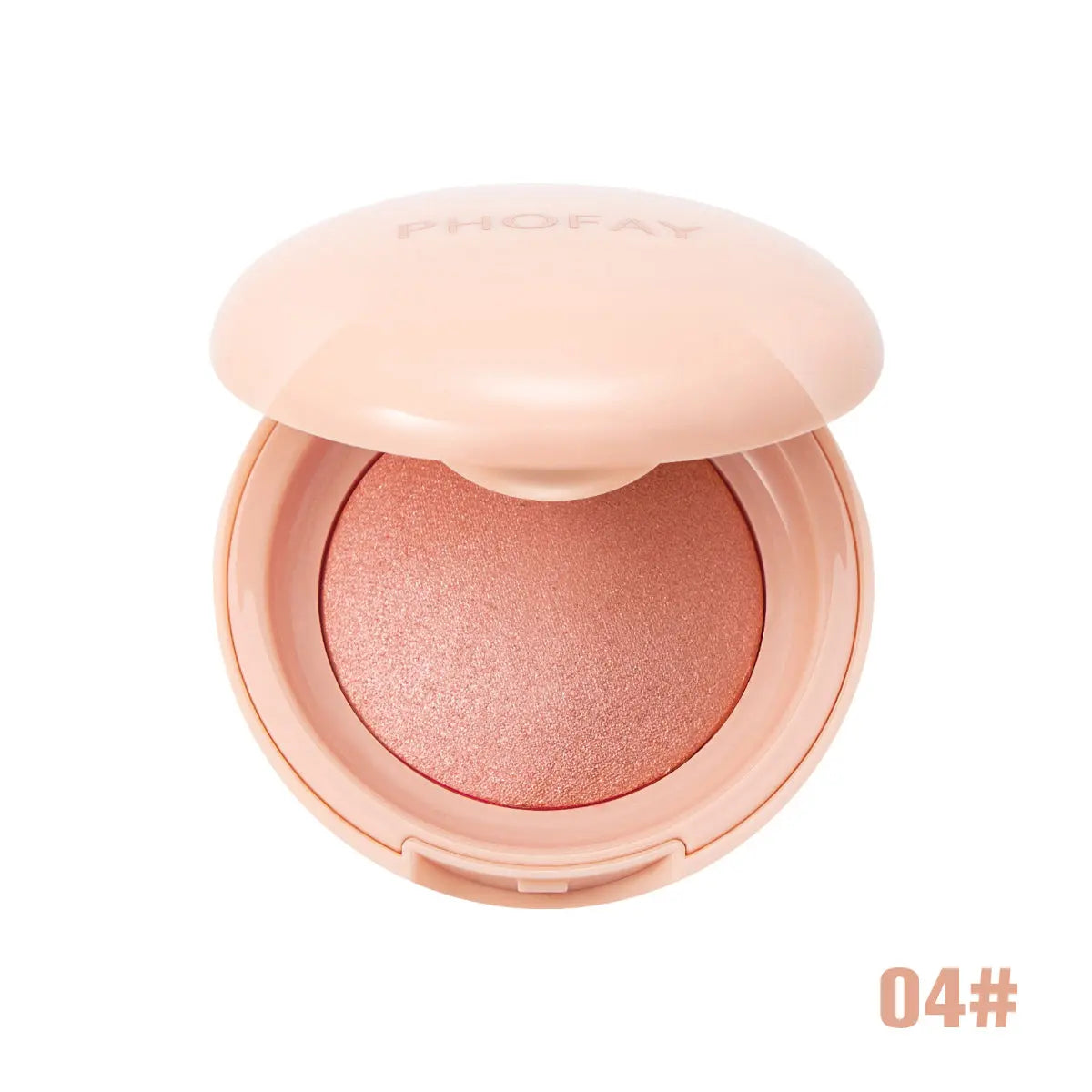 PHOFAY luminous powder blush in a soft pink compact, featuring a radiant and glowing finish, perfect for natural daily makeup and enhancing cheeks in the UAE.