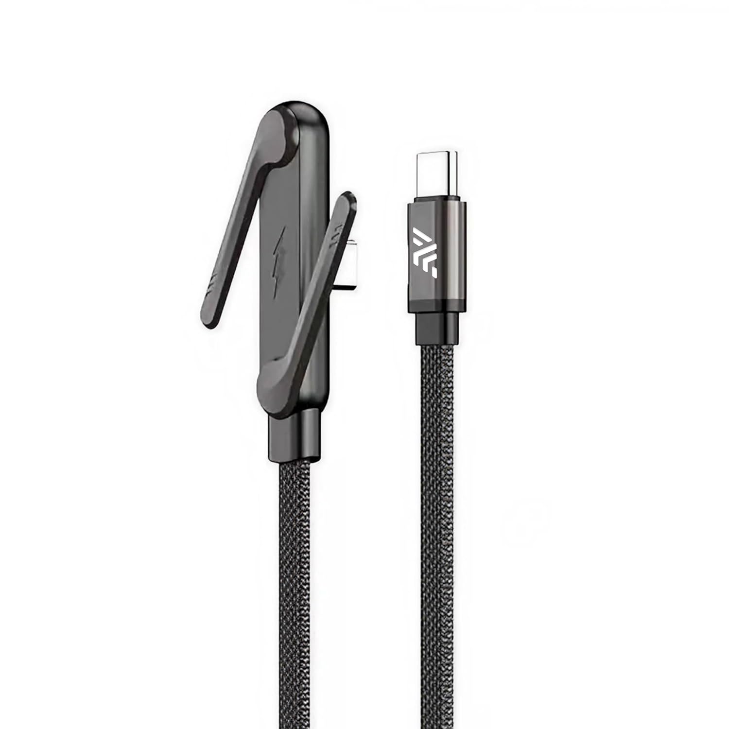 🔋 240W Fast Charger Cable with Mobile Holder Stand