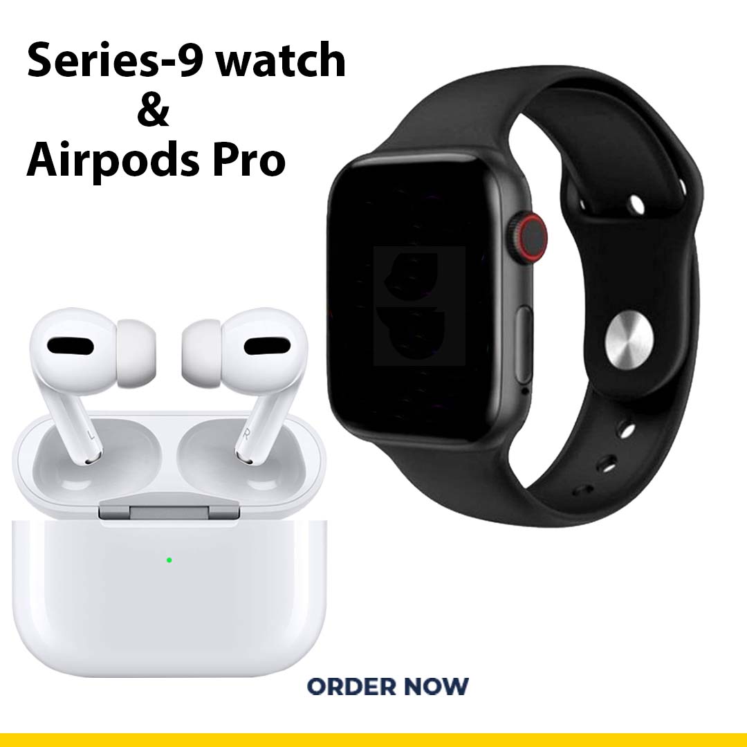 Series 9 Smart Watch with AirPods Pro – 2-in-1 Premium Combo Deal