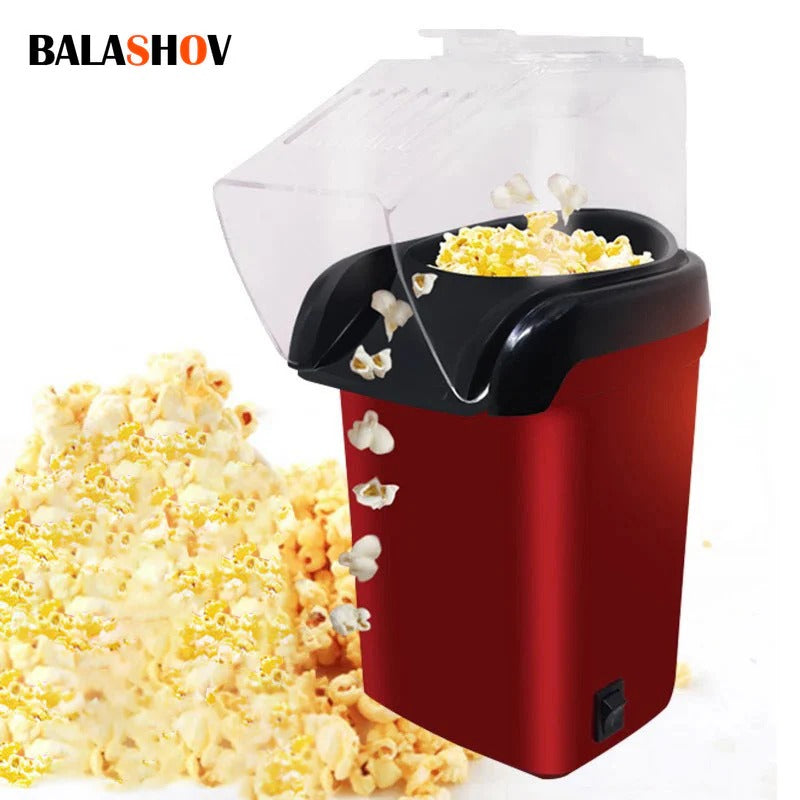 Mini Popcorn Machine – Quick Hot Air Popcorn Maker for Home & Kids Fun