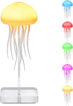 Jellyfish Lamp, Voice Control Jellyfish Lamp with Dancing Legs, RGB Gradient Jellyfish Bedside Lamp, Rechargeable Jellyfish Table Lamp Christmas Gifts
