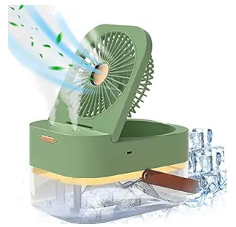 Mini Air Conditioner Fan – Portable Cooling Fan with Water Mist & USB Power
