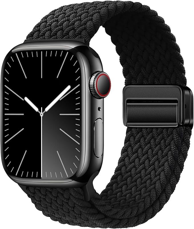 Series 9 Smartwatch – Black Nylon Strap | Stylish & Multi-Function Smart Watch