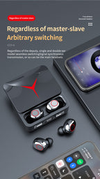 M90 Pro Wireless Earbuds – Deep Bass, HD Sound & Gaming Low Latency