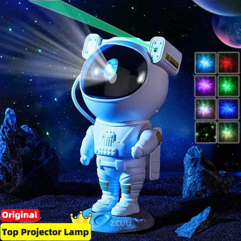 Astronaut Galaxy Projector – Space Starry Sky Night Lamp for Bedroom & Kids Room