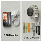 Ultra-2 Smart watch _ 10 IN 1 COMBO OFFER