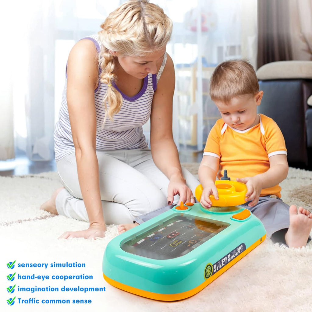Kids Simulation Driving Steering Wheel Toy – Musical Interactive Driving Experience for Children