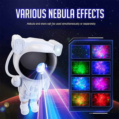 Astronaut Galaxy Projector – Space Starry Sky Night Lamp for Bedroom & Kids Room