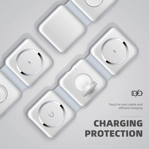 3-in-1 Wireless Charging Pad – Fast Charge for Phone, Watch & Earbuds ⚡