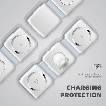 3-in-1 Wireless Charging Pad – Fast Charge for Phone, Watch & Earbuds ⚡