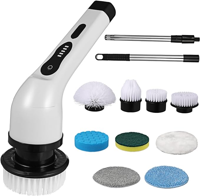 Electric Cleaning Brush – Powerful Cordless Scrubber for Deep Cleaning & Stain Removal