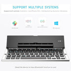 Bluetooth Foldable Keyboard – Portable Wireless Keyboard for Phone, Tablet & Laptop
