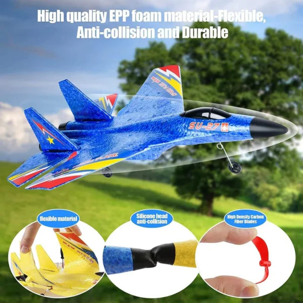 SU-27 RC Airplane 2.4GHz Remote Control Fighter Jet – High Speed Stunt Aircraft