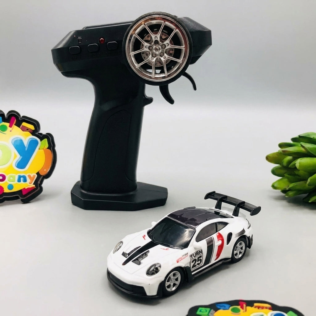 🔥 Porsche GT3 RC Racing Car 2.4GHz – Mini Diecast High Speed Drift Sports Car Toy for Kids & Collectors