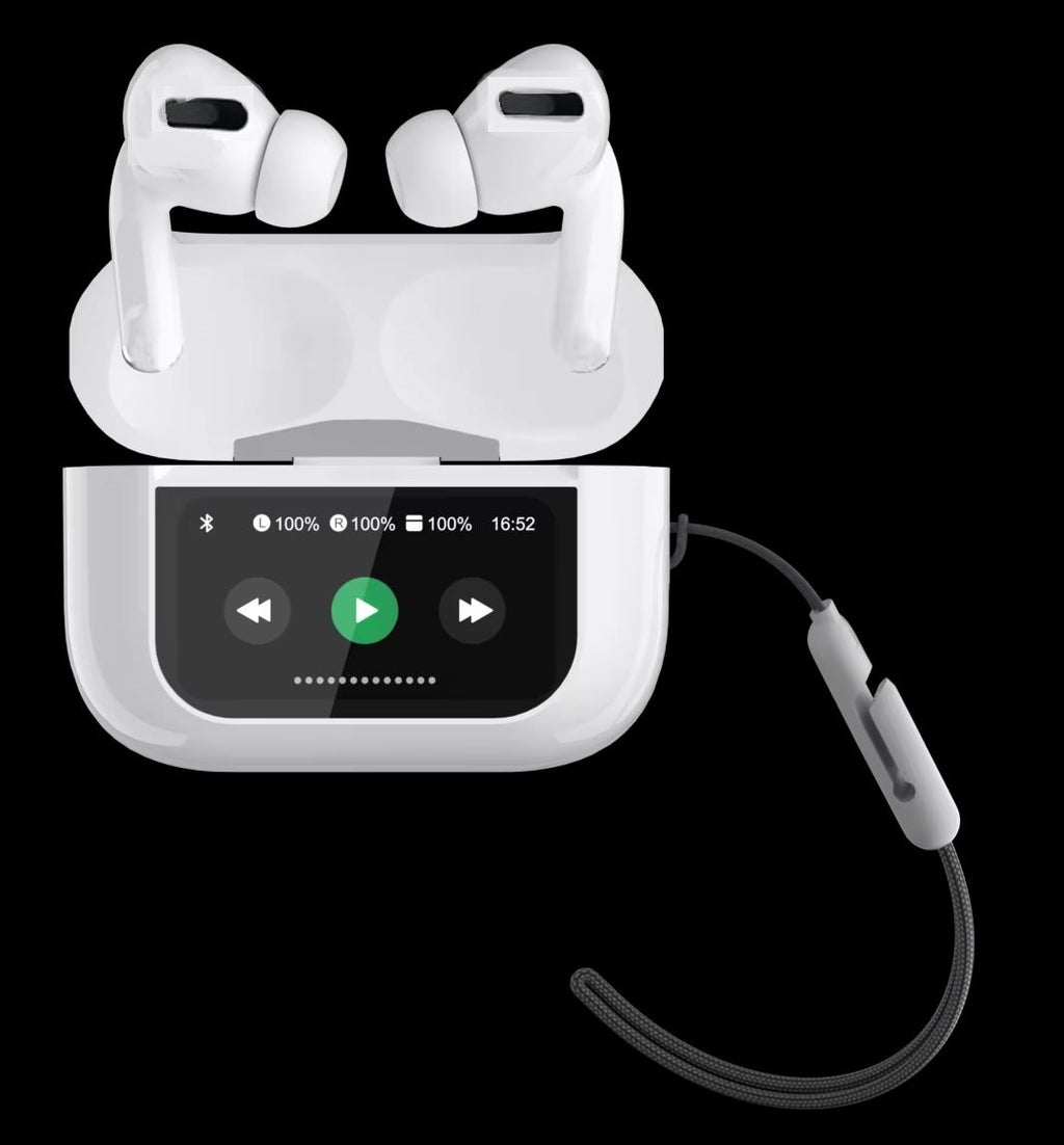 LED Display Earbuds – Wireless Bluetooth Earphones with Smart Battery Indicator