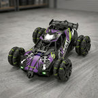 🔥 2.4GHz RC Alloy 6-Wheel Stunt Spray Car – High Speed Drift & Smoke Racing Toy 🚗💨