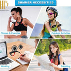 CoolBreeze NeckFlow Portable Neck Fan – Hands-Free Cooling Anywhere