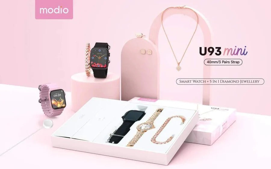 Modio Smart Watch U93 Mini – Compact Design with Smart Features & Fitness Tracking