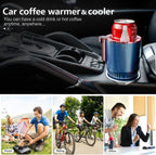 2-in-1 Car Cup Warmer & Cooler – Auto Heating & Cooling Mug Holder for Drinks