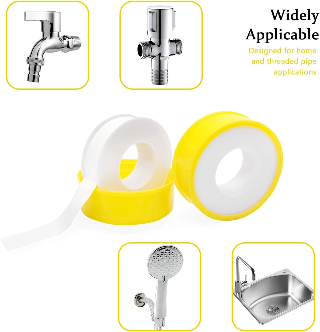PTFE Thread Seal Tape Set (4PCS) – Leak-Proof Plumbing Pipe Thread Tape