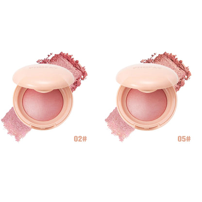 PHOFAY luminous powder blush in a soft pink compact, featuring a radiant and glowing finish, perfect for natural daily makeup and enhancing cheeks in the UAE.