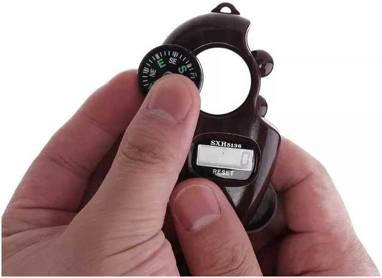 Electronic Counter with Compass – Digital Handheld Tally Counter for Travel & Outdoor Use