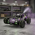 🔥 2.4GHz RC Alloy 6-Wheel Stunt Spray Car – High Speed Drift & Smoke Racing Toy 🚗💨