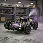 🔥 2.4GHz RC Alloy 6-Wheel Stunt Spray Car – High Speed Drift & Smoke Racing Toy 🚗💨