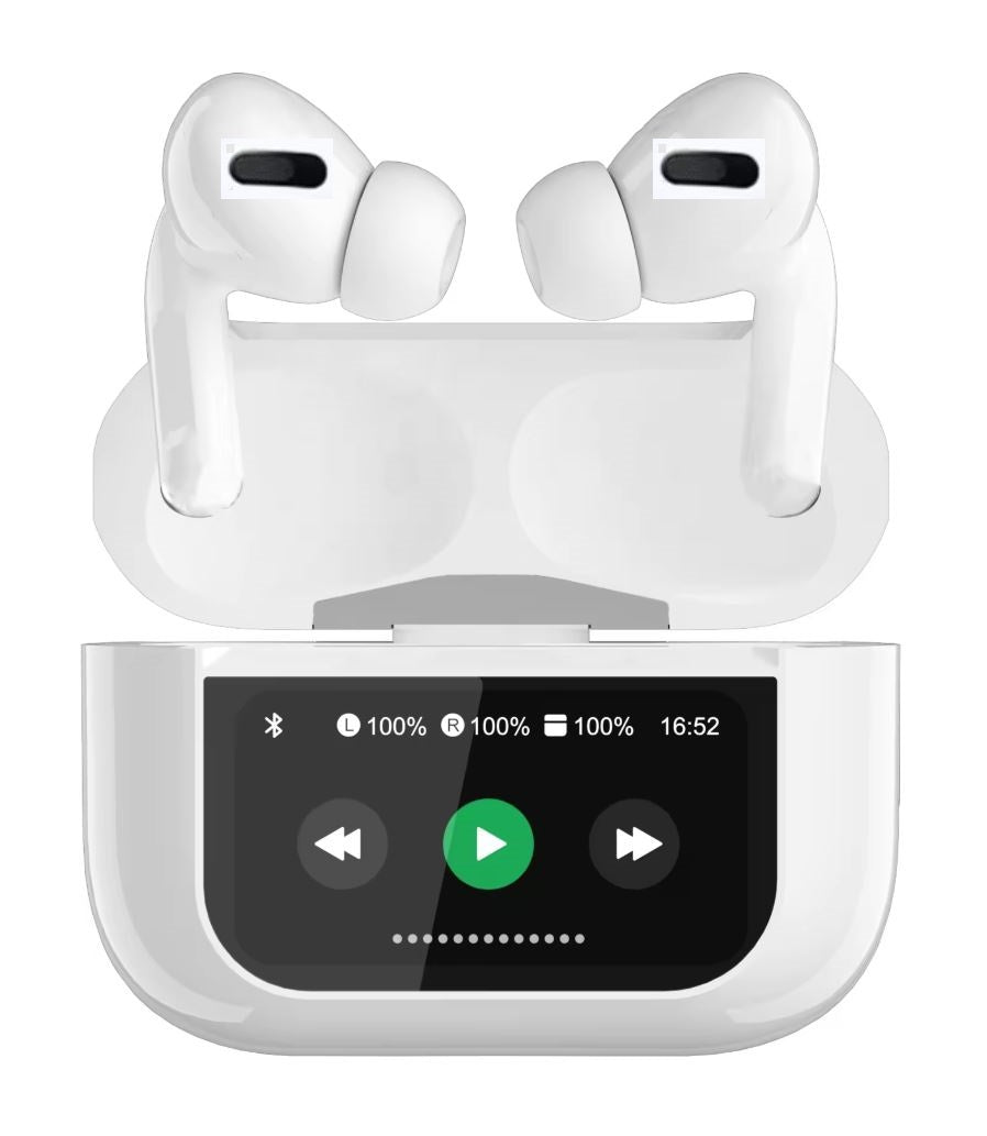 LED Display Earbuds – Wireless Bluetooth Earphones with Smart Battery Indicator
