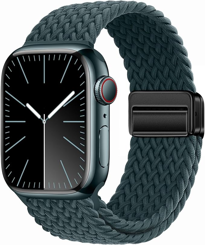 Series 9 Smartwatch – Black Nylon Strap | Stylish & Multi-Function Smart Watch