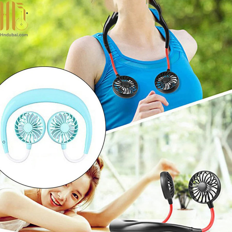 CoolBreeze NeckFlow Portable Neck Fan – Hands-Free Cooling Anywhere