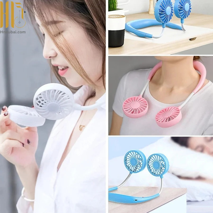 CoolBreeze NeckFlow Portable Neck Fan – Hands-Free Cooling Anywhere