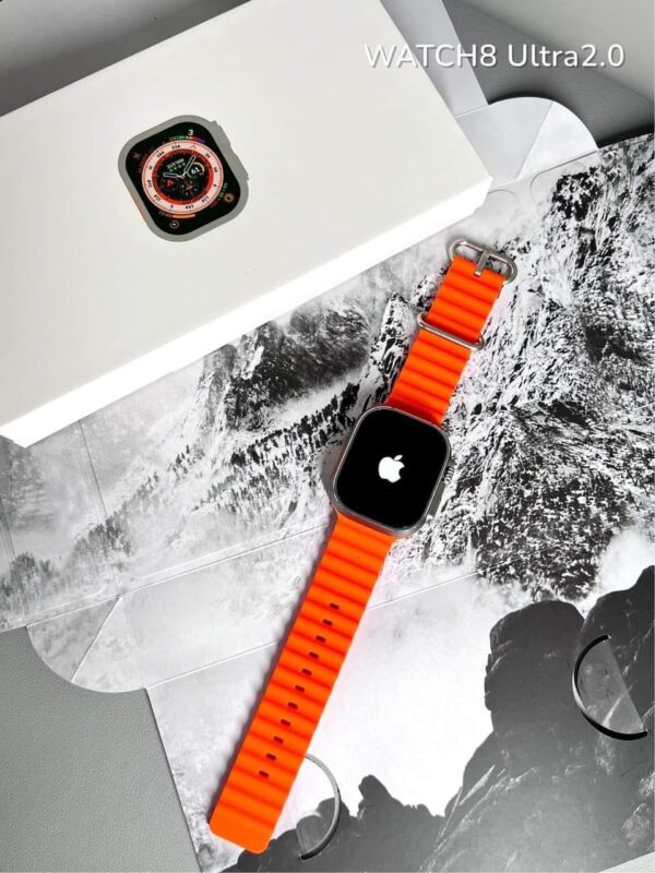 Ultra-2 Smart Watch with Logo – 2 Stylish Straps | Premium Smartwatch Bundle