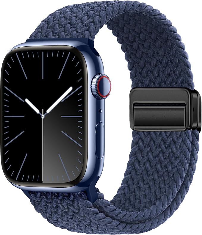 Series 9 Smartwatch – Black Nylon Strap | Stylish & Multi-Function Smart Watch