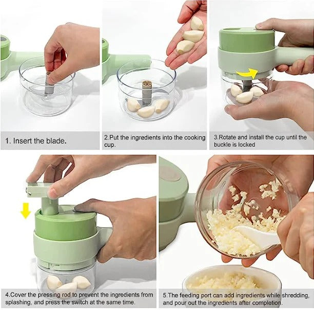 Handheld Food Chopper – Manual Kitchen Cutter for Fast & Easy Chopping