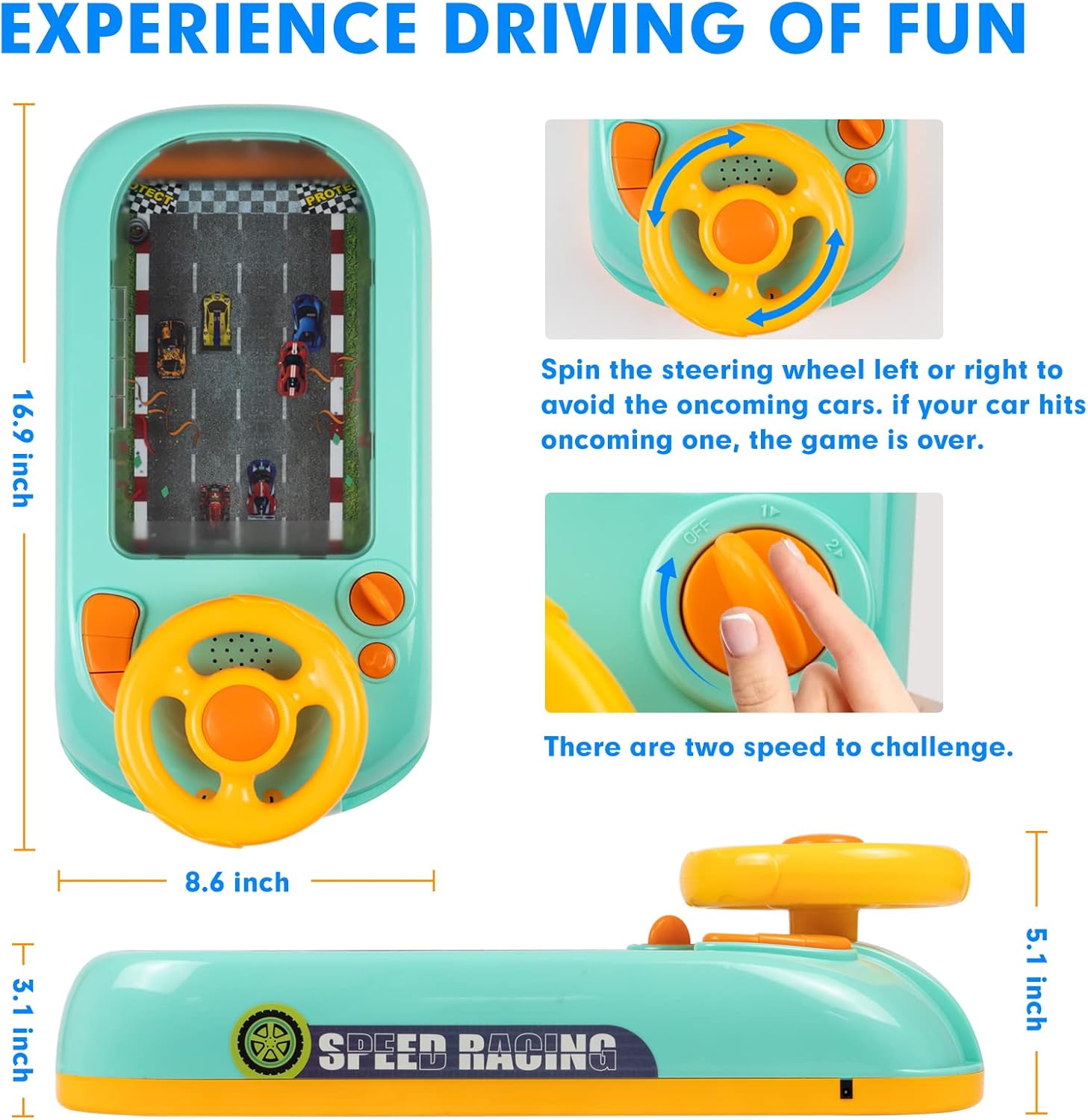 Kids Simulation Driving Steering Wheel Toy – Musical Interactive Driving Experience for Children
