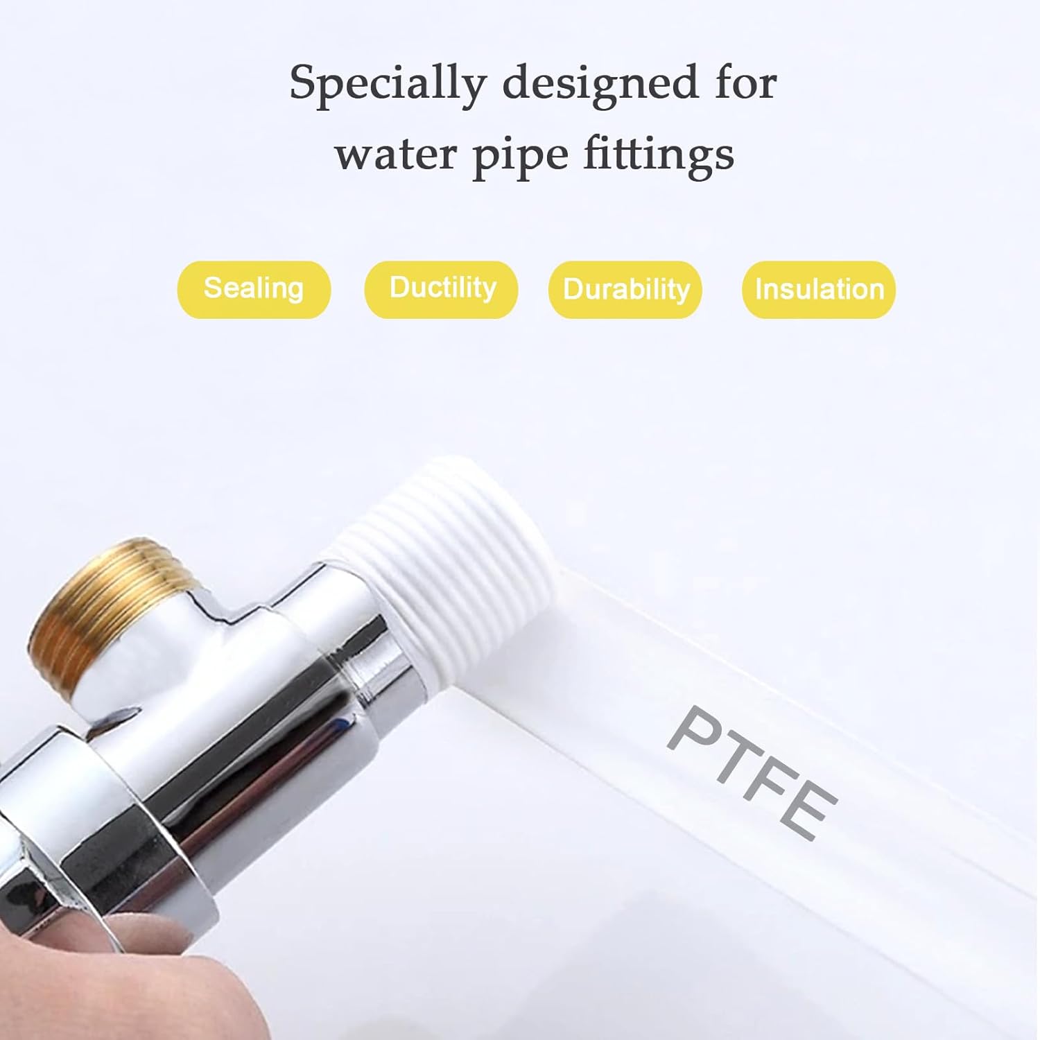 PTFE Thread Seal Tape Set (4PCS) – Leak-Proof Plumbing Pipe Thread Tape
