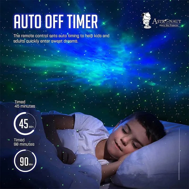 Astronaut Galaxy Projector – Space Starry Sky Night Lamp for Bedroom & Kids Room
