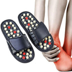 Natural Foot Slippers Massager – Acupressure Reflexology Sandal for Pain Relief