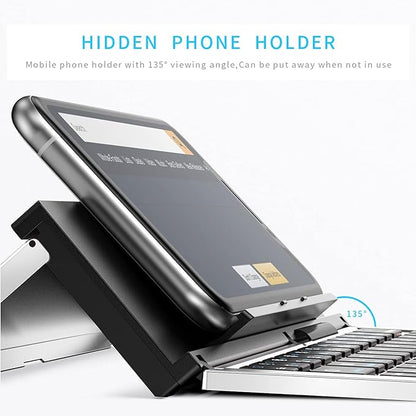 Bluetooth Foldable Keyboard – Portable Wireless Keyboard for Phone, Tablet & Laptop