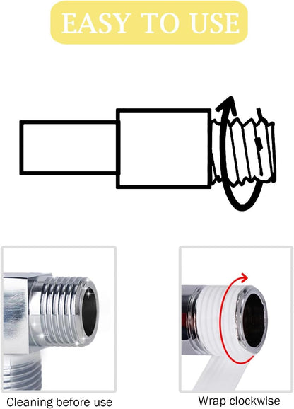 PTFE Thread Seal Tape Set (4PCS) – Leak-Proof Plumbing Pipe Thread Tape