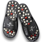 Natural Foot Slippers Massager – Acupressure Reflexology Sandal for Pain Relief