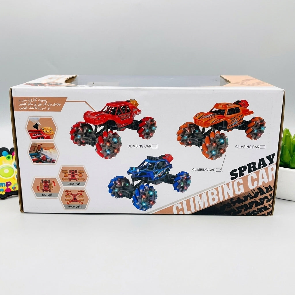 🚙💨 Extreme RC Stunt Climbing Truck with Smoke Spray – 2.4GHz High Speed Off-Road Drift Monster Car for Kids 🔥