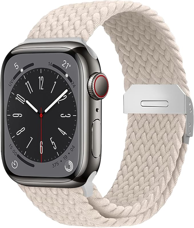 Series 9 Smartwatch – Black Nylon Strap | Stylish & Multi-Function Smart Watch